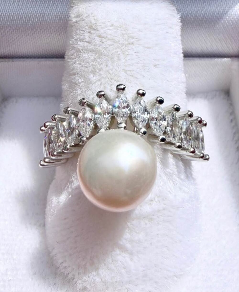 Genuine 8.7mm Fresh Water Pearl Mirror Luster AAAA+ S925 Adjustable Size 6-9
